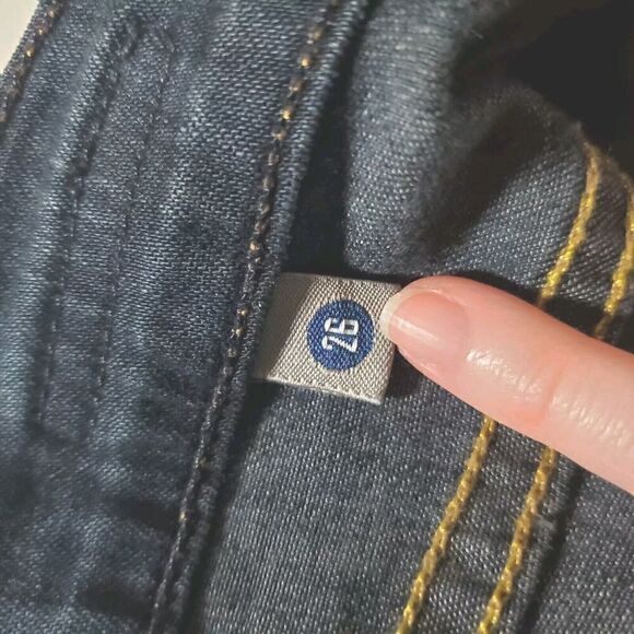 Citizens Of Humanity Ava Capri Jeans Size 26 Low Rise Straight Stretch Raw Hem - Picture 8 of 12